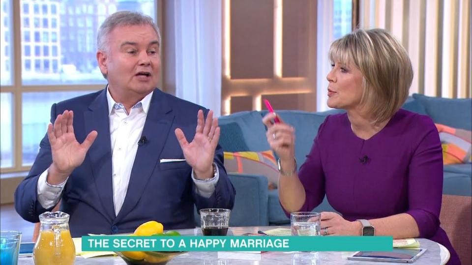  Eamonn says attraction is just as important in a marriage as friendship