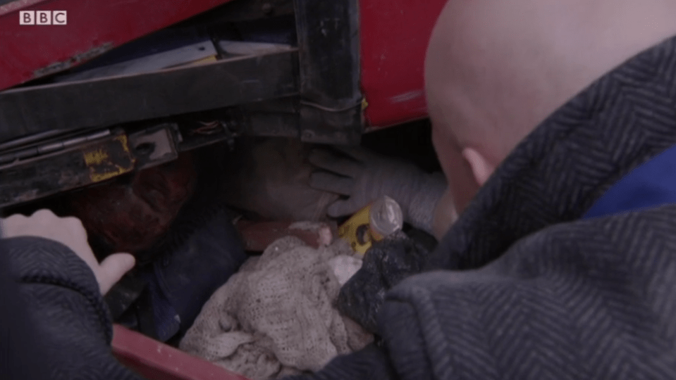  Martin Fowler was found trapped underneath the bus