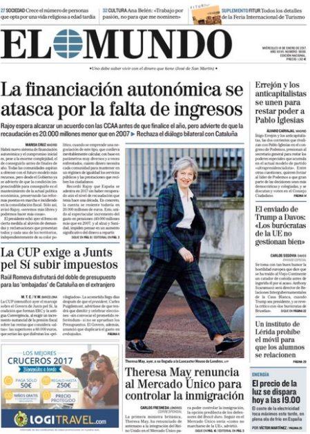  El Mundo focused on immigration problems