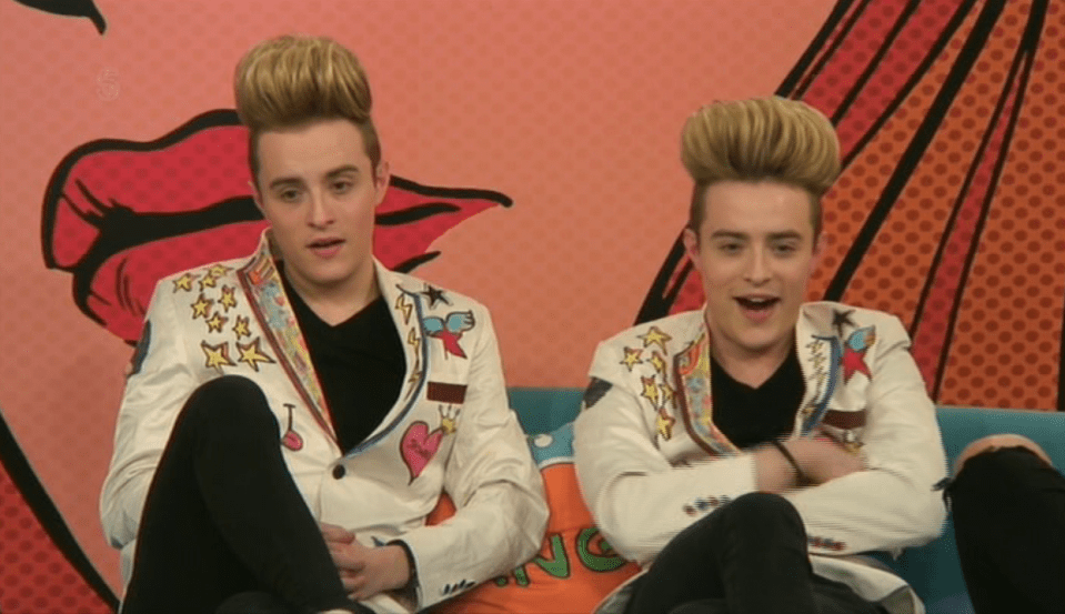  Jedward couldn't help laugh after the news was revealed