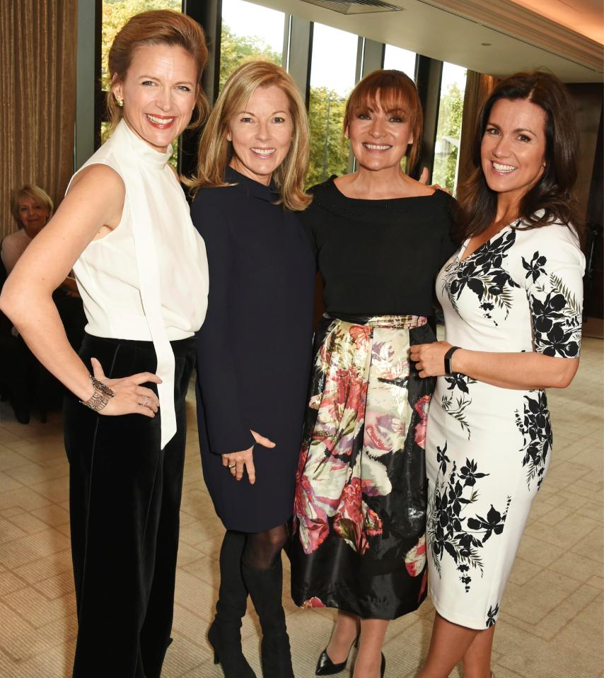  Katie Derham, Mary Nightingale, Lorraine Kelly and Susanna Reid attend The 61st Women of the Year lunch and awards 2016