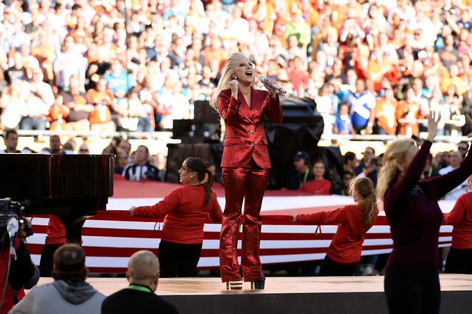 Lady Gaga sang the US national anthem at Super Bowl 50, and she will take centre stage in the half-time show this year