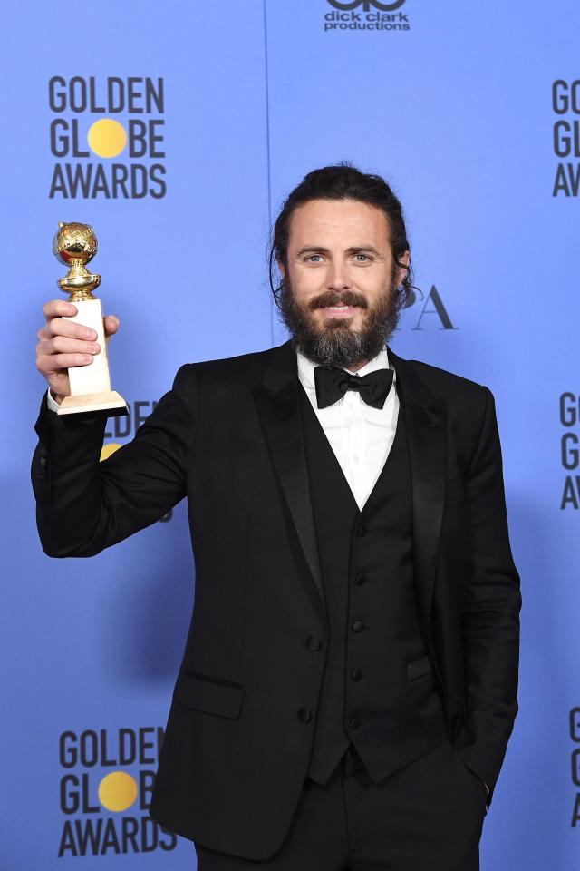  Casey Affleck won the dramatic actor award for Manchester By the Sea