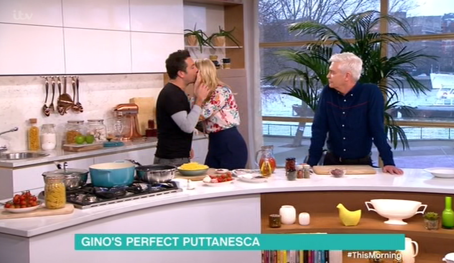  Gino D'Acampo whispered straight into Holly Willoughby's mic as he asked if he could say 'prostitute'