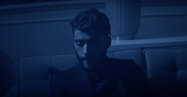  Zayn Malik was highlighted in a blue hue