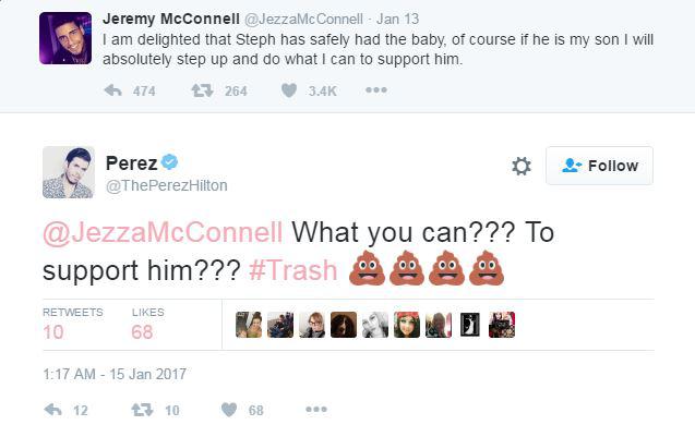  Perez wasn't buying Jeremy's statement