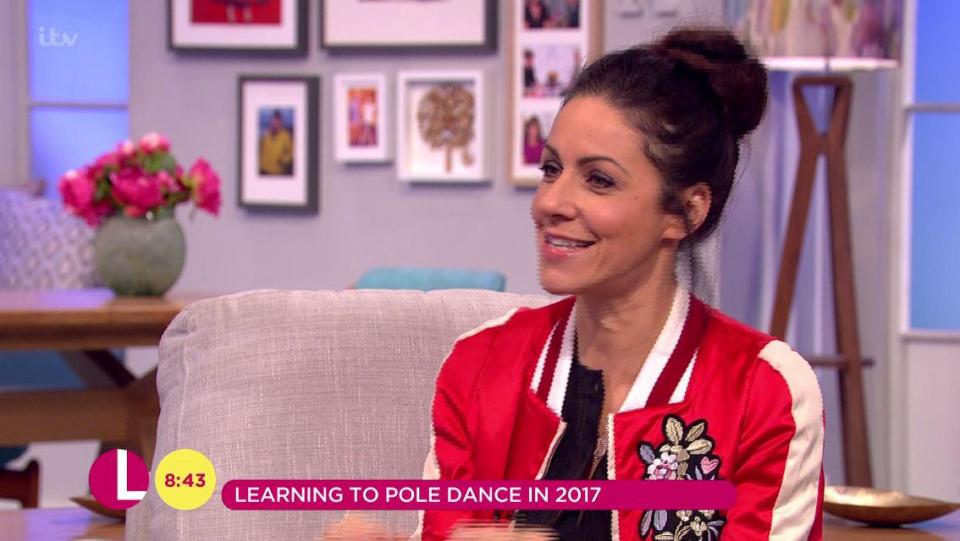  Julia Bradbury wants to learn to pole dance as part of a New Year fitness plan