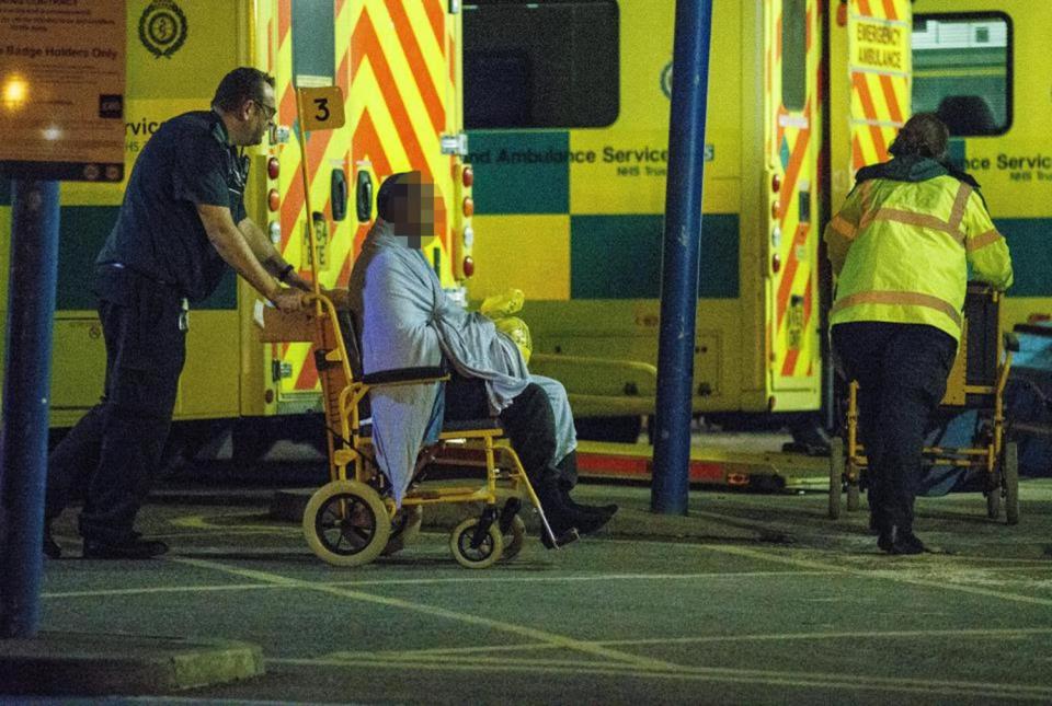  One of the crew members that was pulled from the water as a cargo ship sinks in Ramsgate