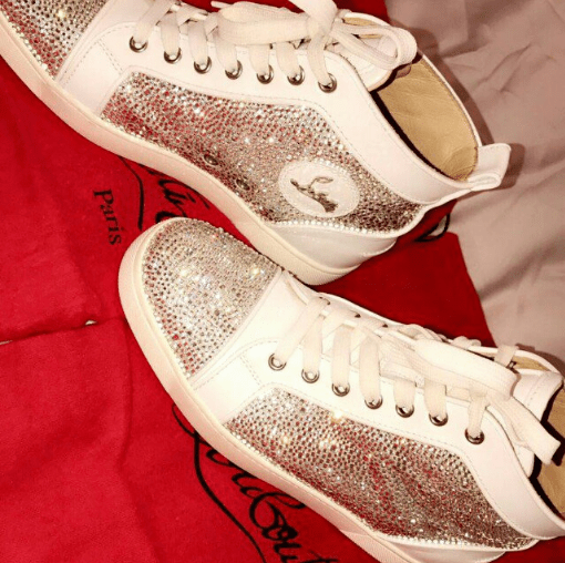  She is selling her Christian Louboutin trainers - with a Buy price of £1