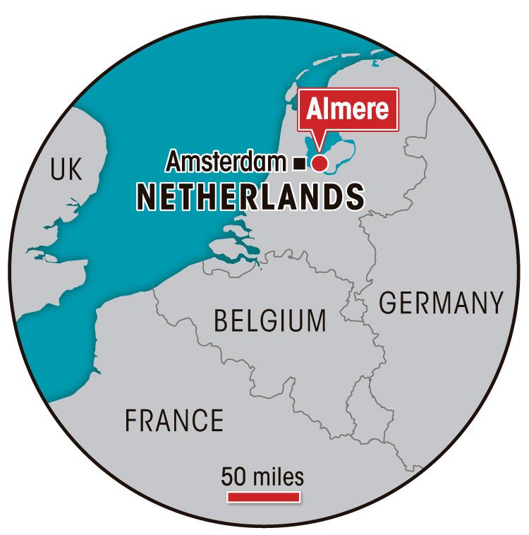  Almere is one of many small Dutch towns who feel angry about the current situation