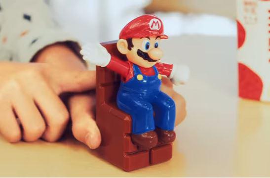  This bizarre Super Mario toy appear to show him on the LOO