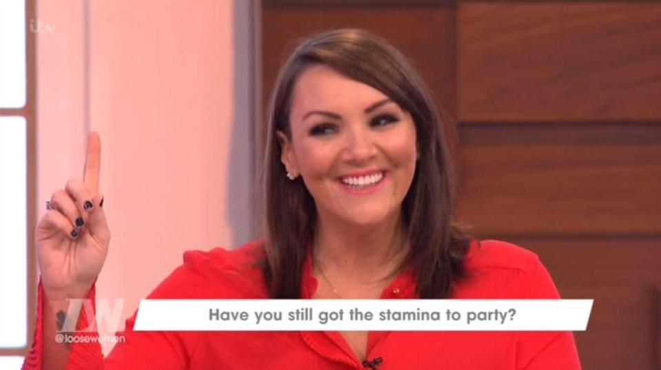  Martine McCutcheon spoke about her boozy bender with Katie Price