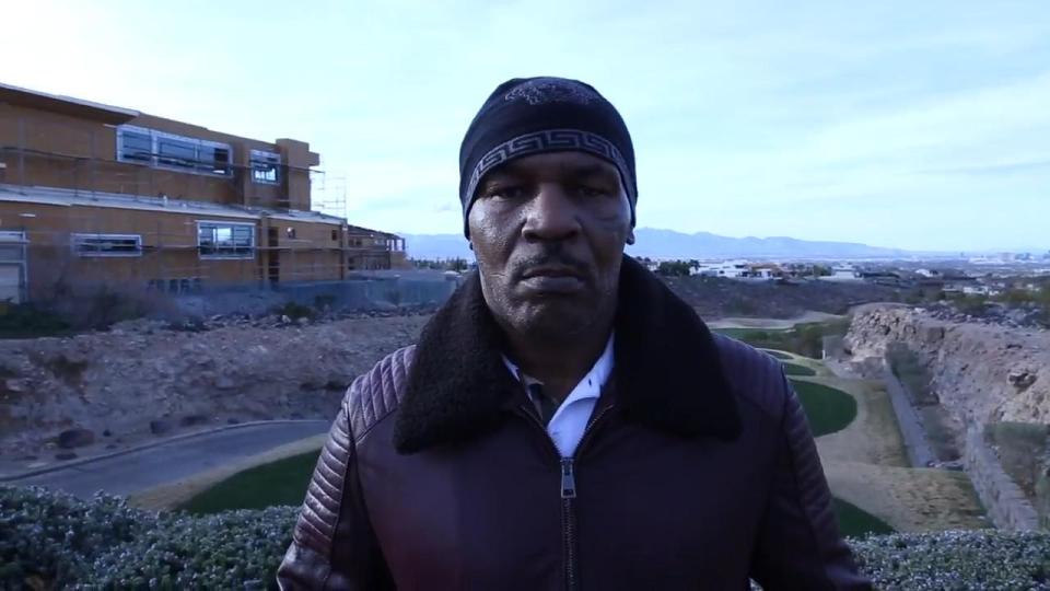  Mike Tyson appears at the end of the bizarre rap video