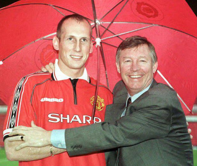 The way we were...Jaap Stam and Sir Alex Ferguson