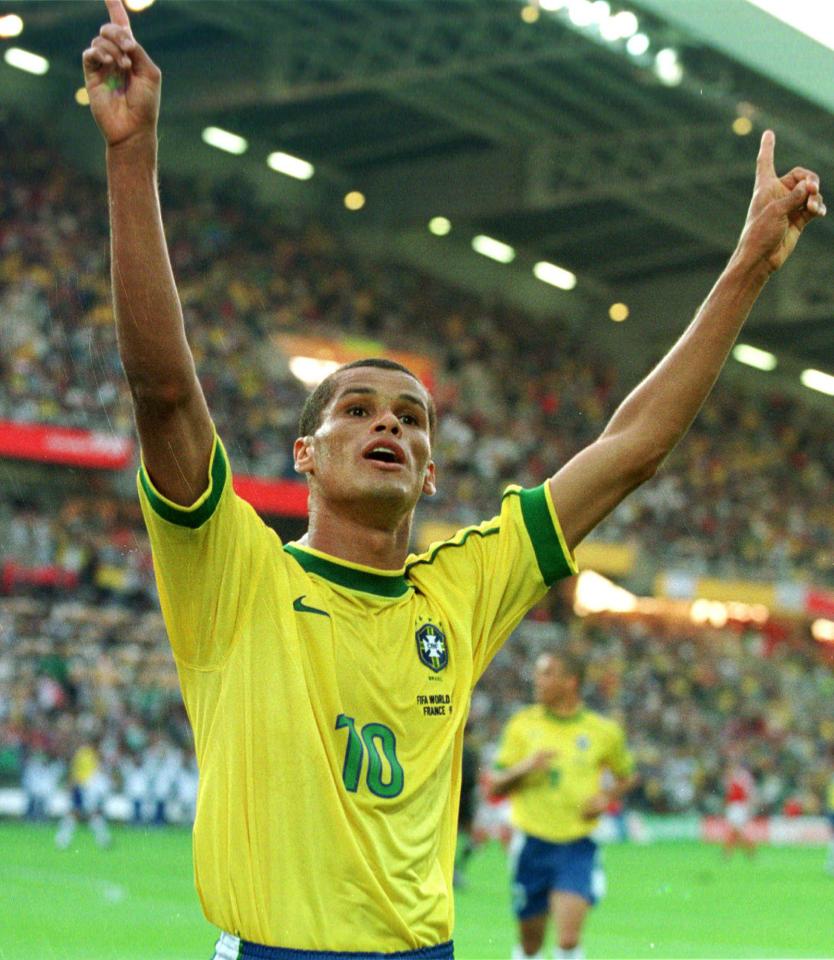 Rivaldo shone for World Cup finalists, Brazil, during 1998 showpiece in France