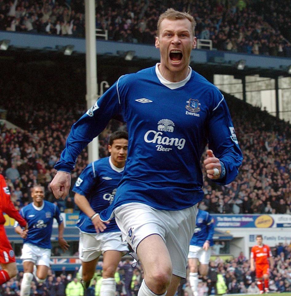 Duncan Ferguson also notched his second Premier League red card in his 19th game