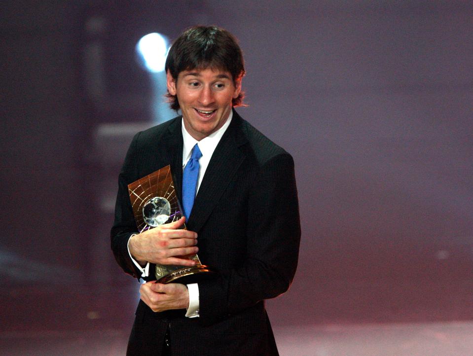 Lionel Messi won last Fifa World Player of the Year award, back in 2010