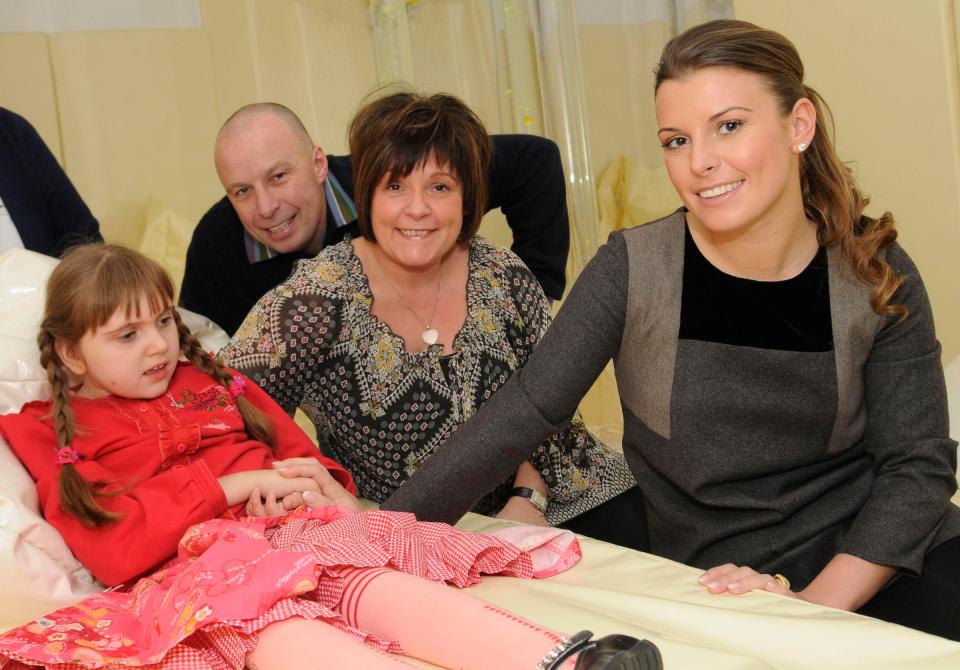  Coleen took part in an ITV documentary with Rosie to raise awareness of the condition