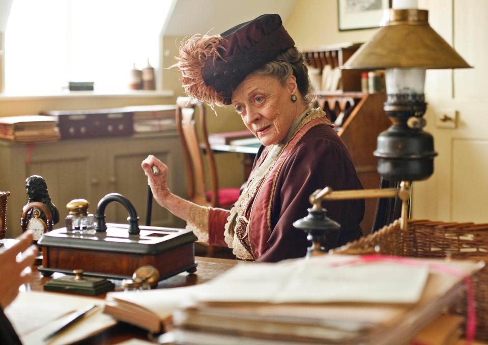  Dame Maggie Smith was one of the most popular characters in the series and returns for the film