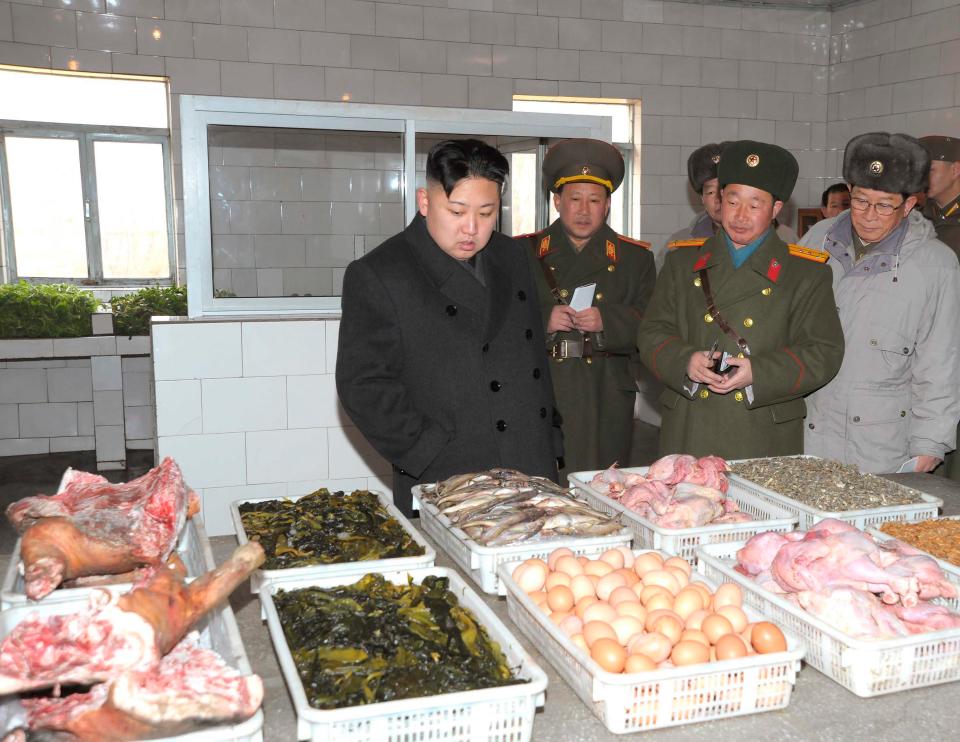  Tubby despot Kim Jong-un recently praised dog meat for 'stamina' building properties