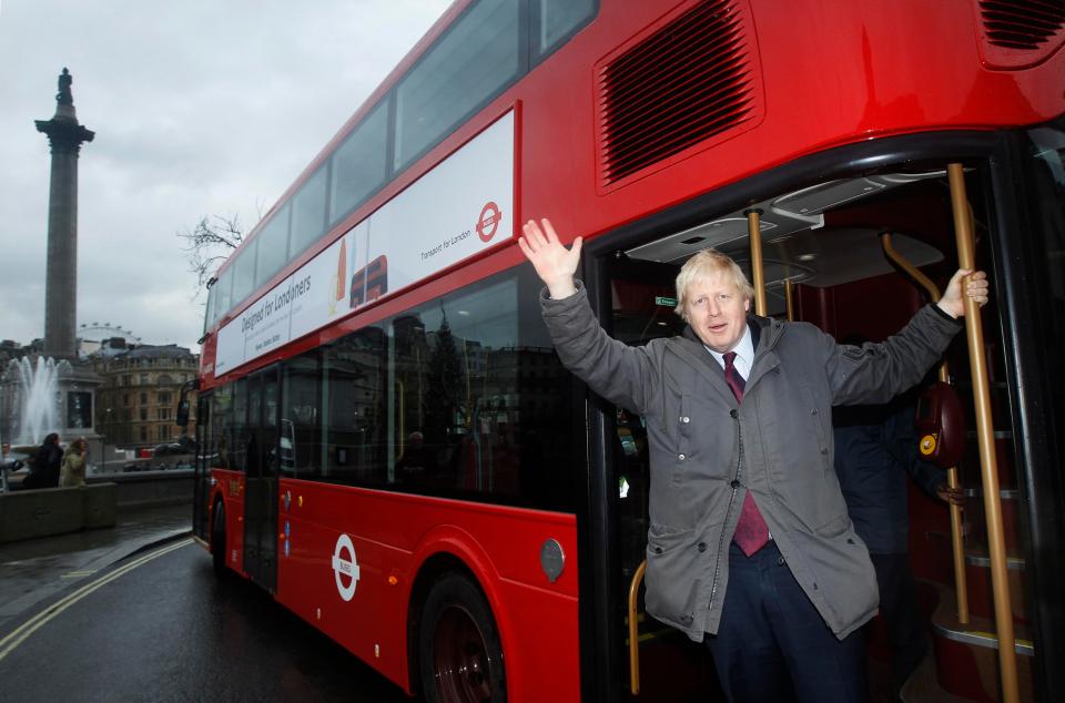  The double-decker buses introduced by former Mayor of London, Boris Johnson (pictured) are to be scraped by his sucessor