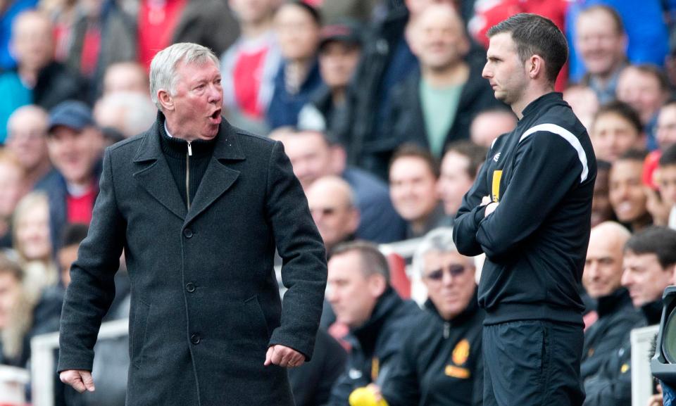 Sir Alex Ferguson was himself not adverse to being angry