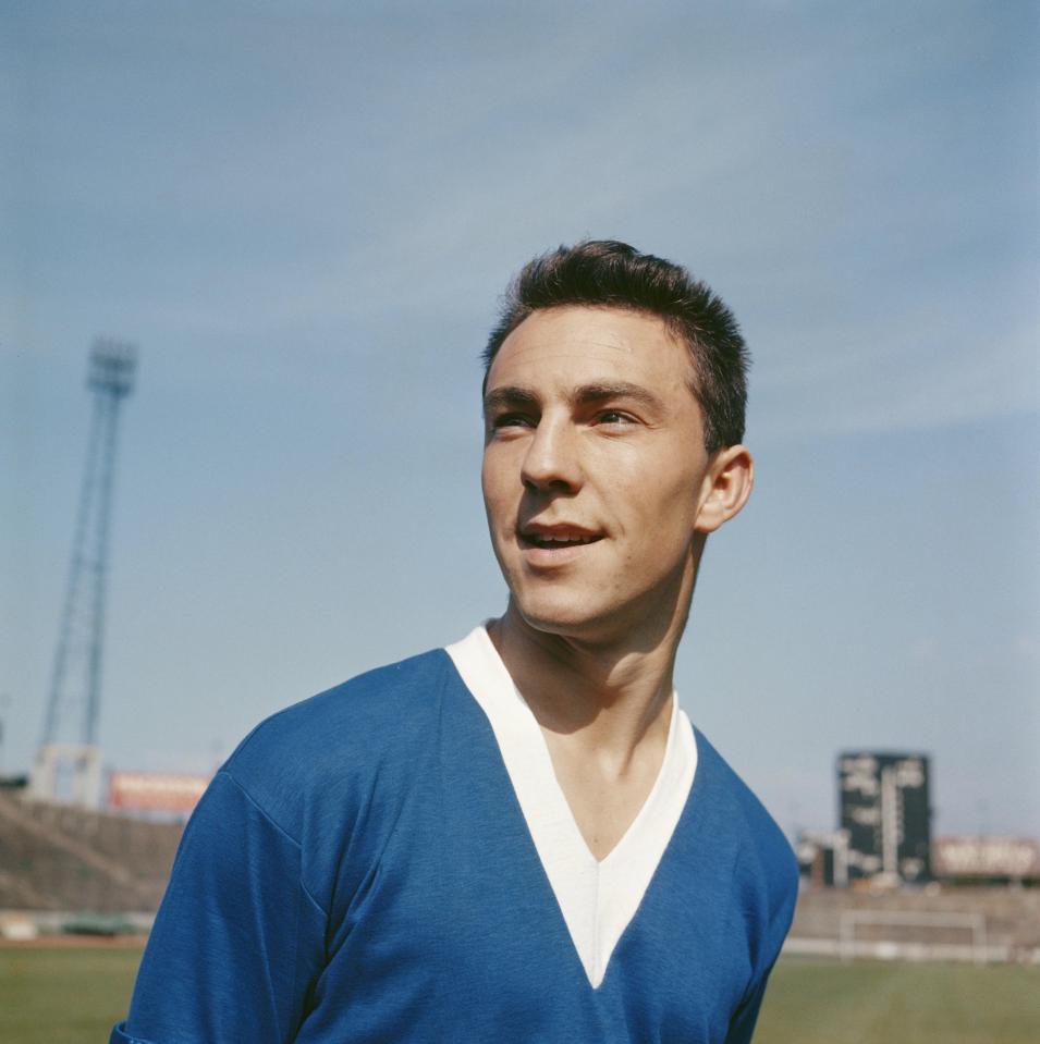  Jimmy Greaves poses in Chelsea kit aged 17 in 1957