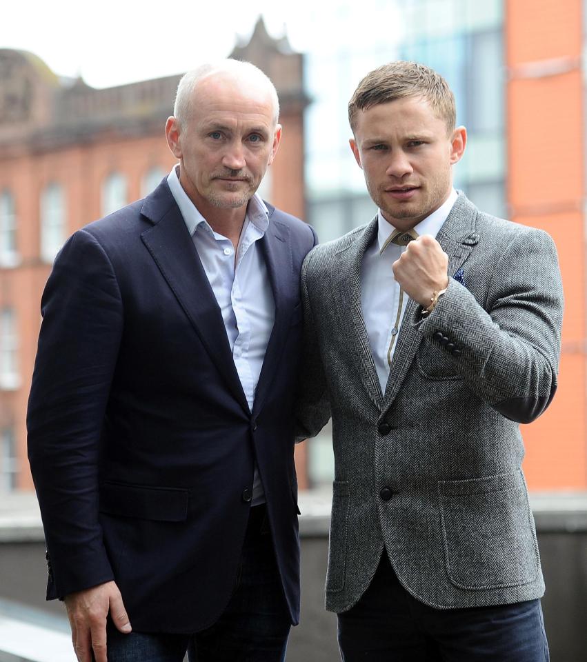  Frampton and McGuigan are closer than just manager and fighter and can talk about similar experiences