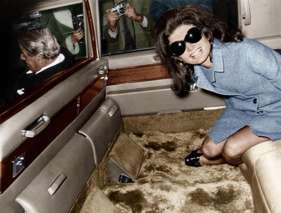  Jackie Kennedy famously sported oversized black sunglasses during her tenure as First Lady