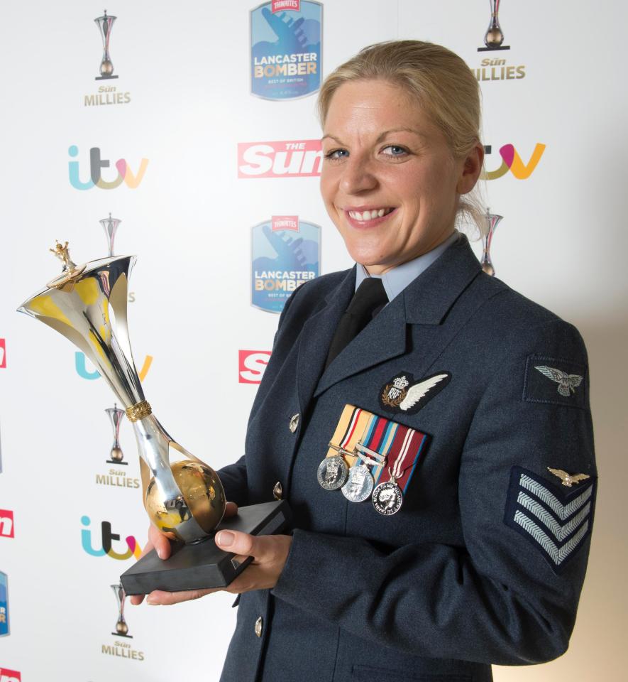  RAF hero Anna has vowed to tackle a series of challenges for charity