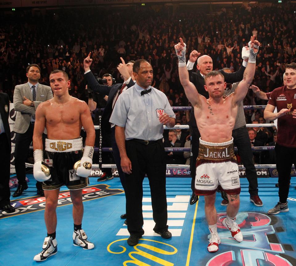  And the only surprise of the Quigg fight was how Frampton didn't win unanimously - having to accept a split decision