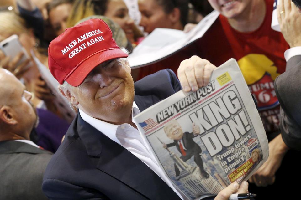  Trump is said to religiously follow media coverage of himself, particularly in the New York newspapers