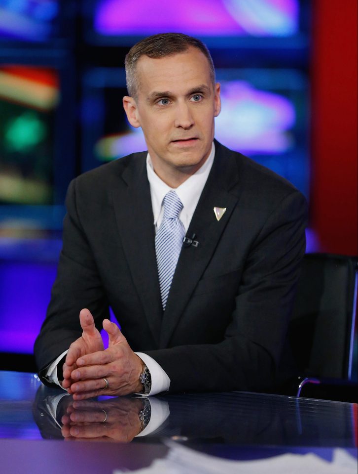  Donald Trump's former campaign manager Corey Lewandowski