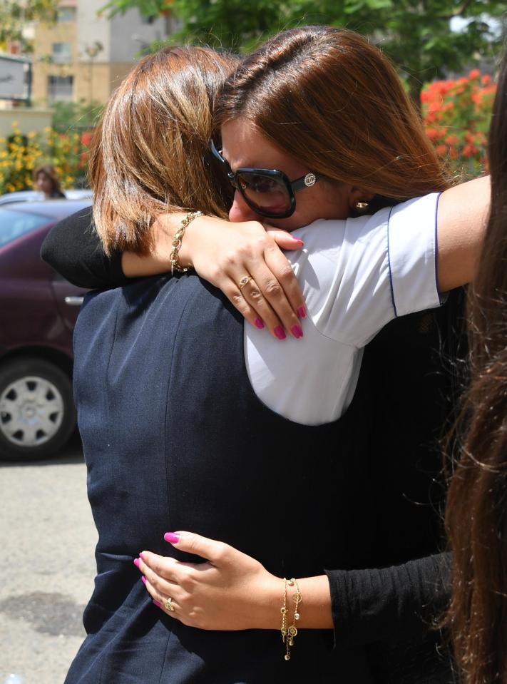 EgyptAir staff comfort each other after the MS804 tragedy