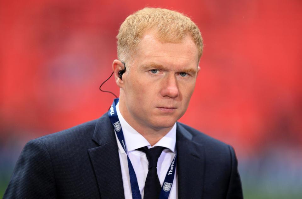 Paul Scholes has been taking training sessions at League One side Oldham