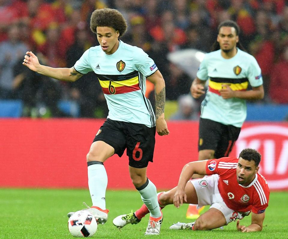 Witsel has won 74 international caps in Belgium's midfield