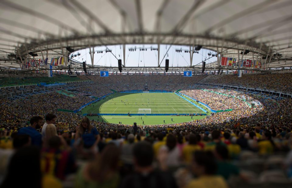  The Maracana hosted the Olympic football tournament just five months ago