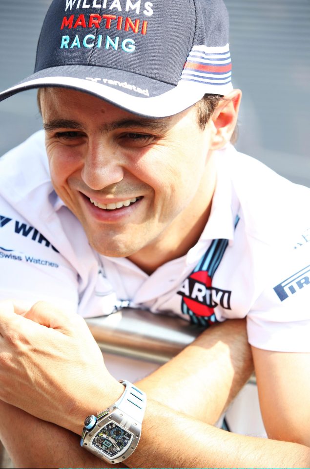  Brazilian F1 driver Felipe Massa had three special-edition Tourbillon pieces