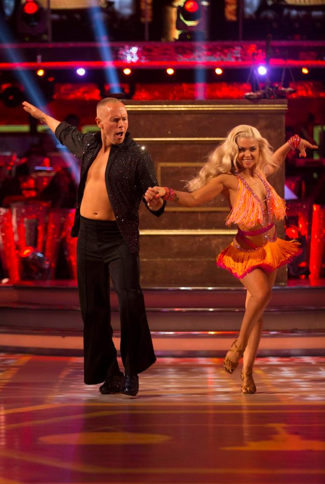  Oksana's hubby said he wasn't worried about the so-called Strictly curse, and even helped choreograph her routines with judge Rinder