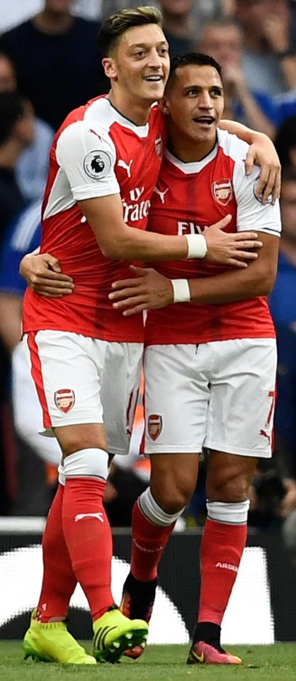 Alexis Sanchez and Mesut Ozil...key decisions are around the corner