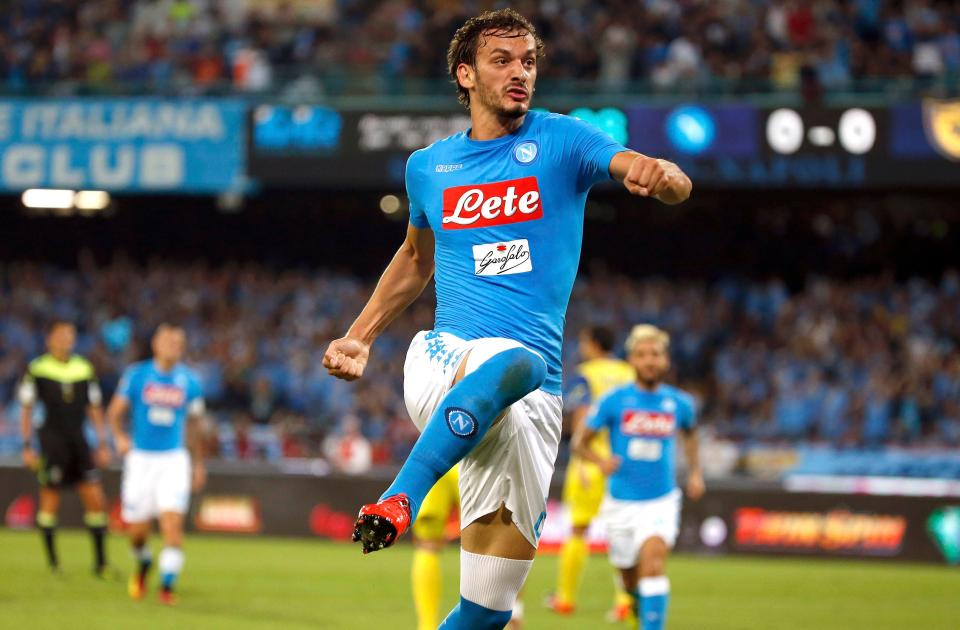  Napoli's Manolo Gabbiadini has become a £17.5m target for Southampton