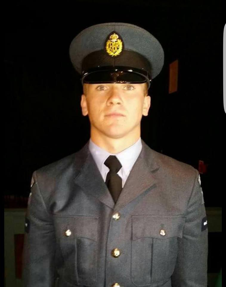  RAF gunner Corrie has been missing since September 24 last year