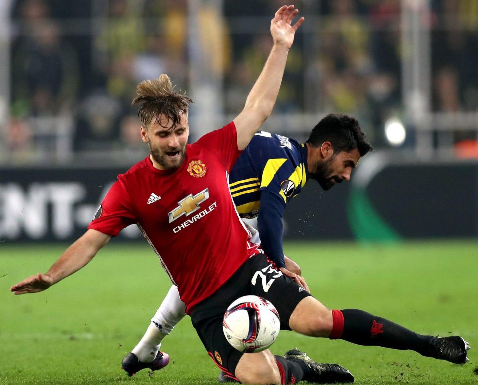 Shaw has fallen behind Daley Blind and Darmian in pecking order