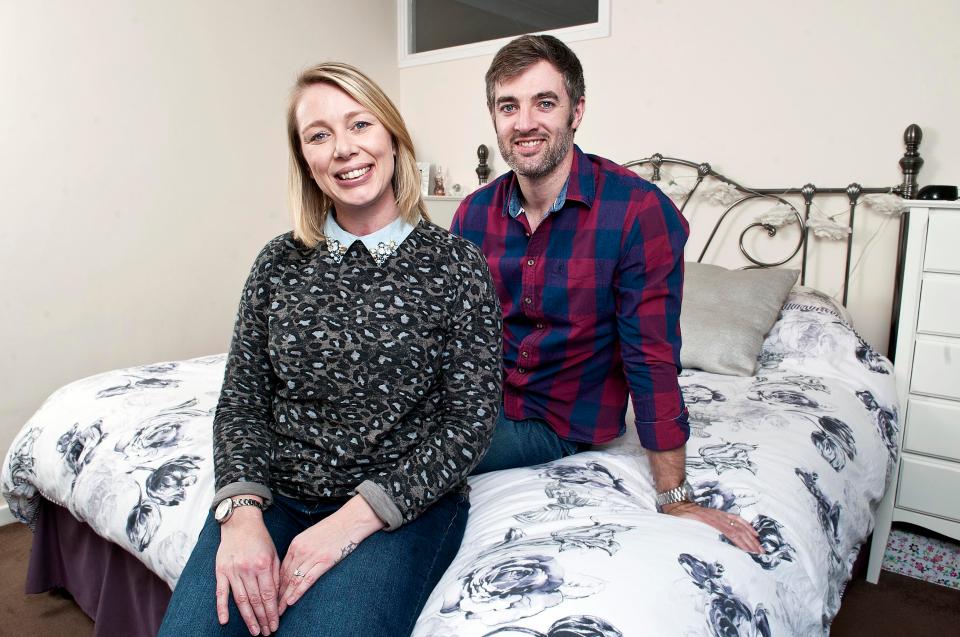  Clare and Rob have been married for eight years, and they have always shared a bed