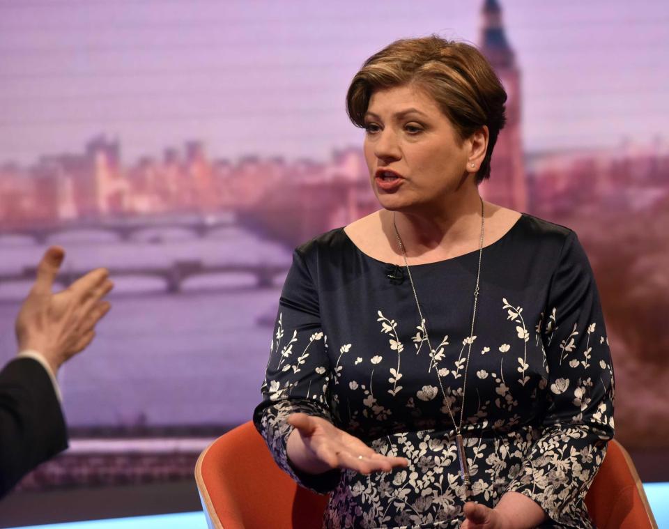  Emily Thornberry said today that Labour wouldn't "die in a ditch" for the principle of freedom of movement