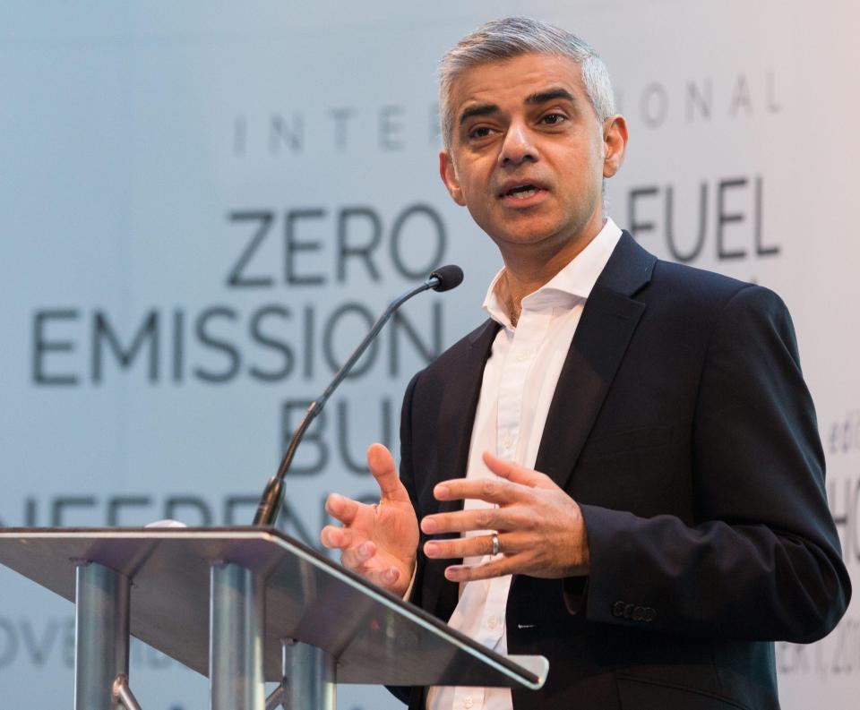  London Mayor Sadiq Khan has slammed the capital's 'filthy air'