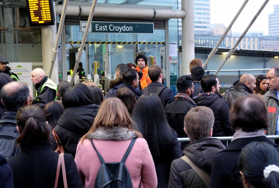  Liftshare says it's seen an increase in traffic to its website since Southern's advise to passengers, pictured are those caught up in December's industrial action