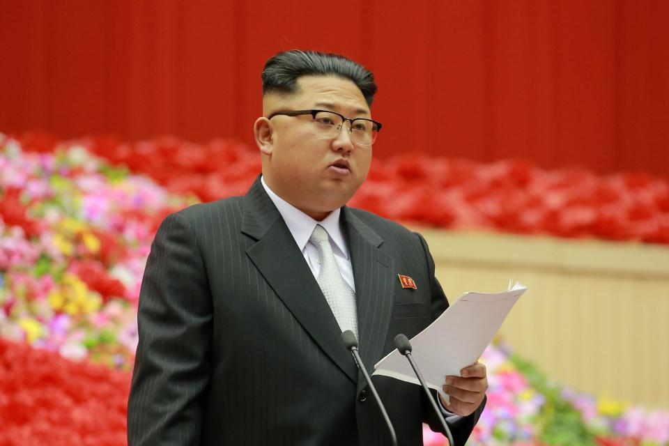  North Korea's Kim Jong-un has vowed to continue to develop nukes