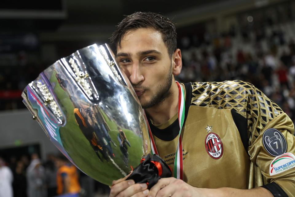 Gianluigi Donnarumma has broken into AC Milan's first team and starred for the Rossoneri