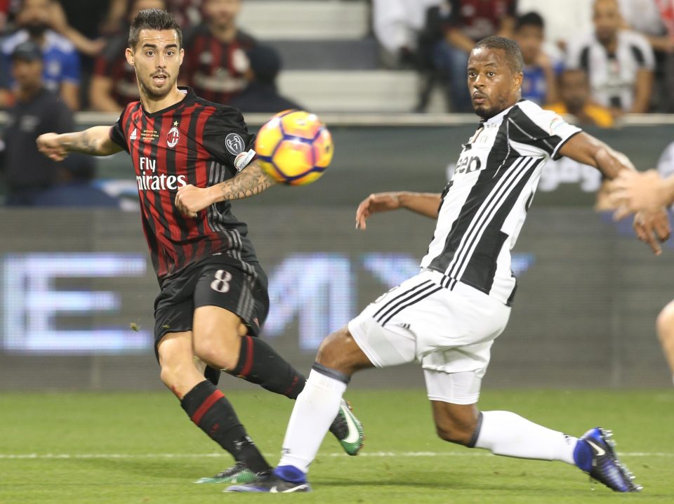  Patrice Evra was criticised by Max Allegri after Italian Super Cup defeat to Milan